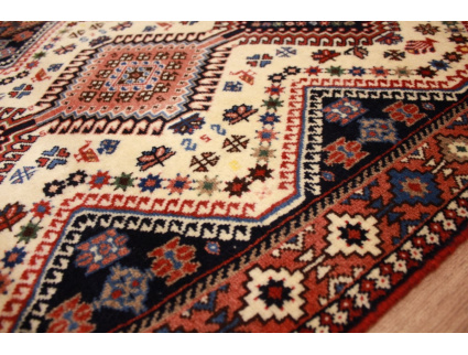 Persian carpet Yalameh pure wool 193x78 cm Beige