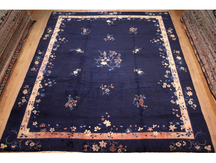 Antiker Orientteppich China Wollteppich 440x370 cm