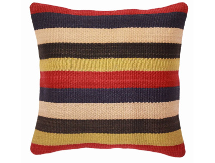 Oriental Kilim Pillow cushion natural colors & wool ca. 40x40 cm