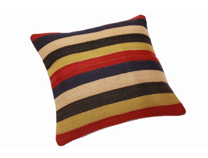 Oriental Kilim Pillow cushion natural colors & wool ca. 40x40 cm