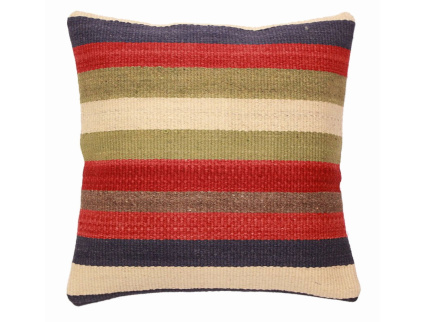 Oriental Kilim Pillow cushion natural colors & wool ca. 40x40 cm