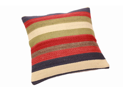 Oriental Kilim Pillow cushion natural colors & wool ca. 40x40 cm