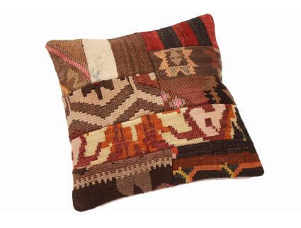 Oriental Kilim Pillow cushion natural colors & wool ca. 40x40 cm