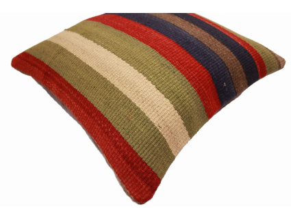 Oriental Kilim Pillow cushion natural colors & wool ca. 40x40 cm