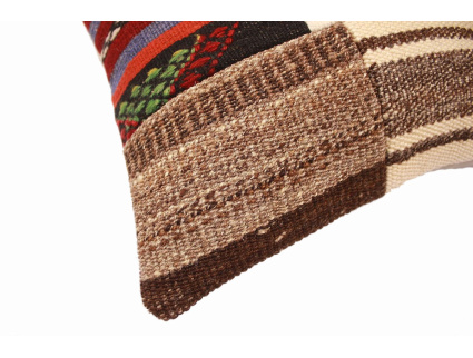 Oriental Kilim Pillow cushion natural colors & wool ca. 40x40 cm