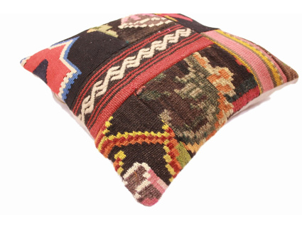 Oriental Kilim Pillow cushion natural colors & wool ca. 40x40 cm