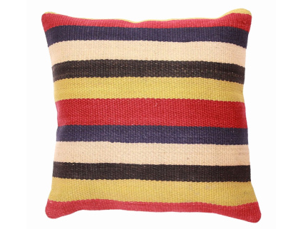 Oriental Kilim Pillow cushion natural colors & wool ca. 40x40 cm