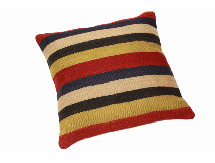 Oriental Kilim Pillow cushion natural colors & wool ca. 40x40 cm