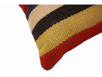 Oriental Kilim Pillow cushion natural colors & wool ca. 40x40 cm