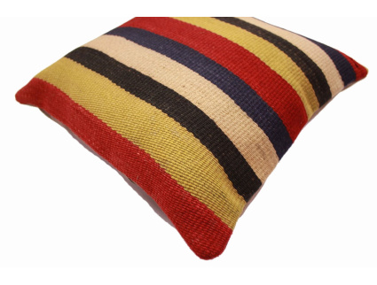 Oriental Kilim Pillow cushion natural colors & wool ca. 40x40 cm