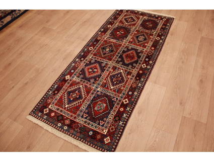 Persian carpet Yalameh pure wool 200x83 cm Runner