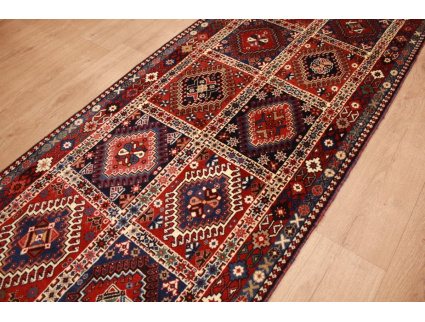 Persian carpet Yalameh pure wool 200x83 cm Runner