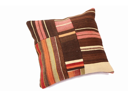 Oriental Kilim Pillow cushion natural colors & wool ca. 40x40 cm