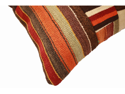 Oriental Kilim Pillow cushion natural colors & wool ca. 40x40 cm