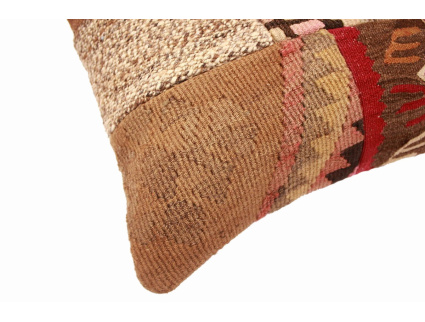 Oriental Kilim Pillow cushion natural colors & wool ca. 40x40 cm