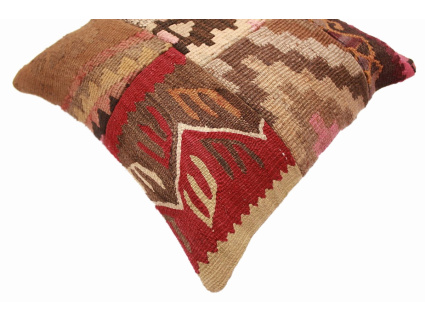 Oriental Kilim Pillow cushion natural colors & wool ca. 40x40 cm