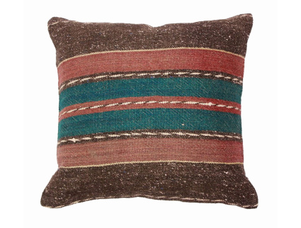 Oriental Kilim Pillow cushion natural colors & wool ca. 40x40 cm