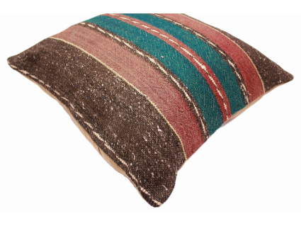 Oriental Kilim Pillow cushion natural colors & wool ca. 40x40 cm