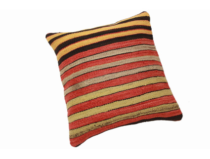 Oriental Kilim Pillow cushion natural colors & wool ca. 40x40 cm