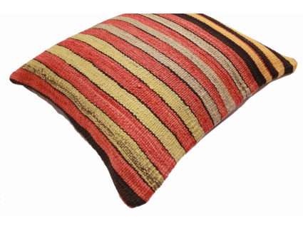 Oriental Kilim Pillow cushion natural colors & wool ca. 40x40 cm