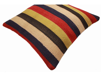 Oriental Kilim Pillow cushion natural colors & wool ca. 40x40 cm