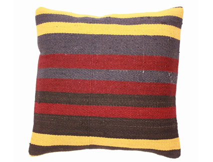 Oriental Kilim Pillow cushion natural colors & wool ca. 40x40 cm