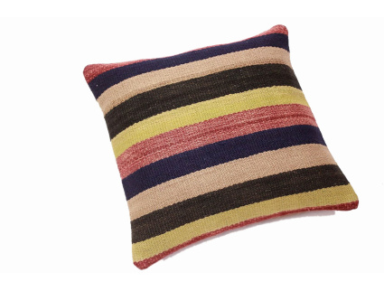 Oriental Kilim Pillow cushion natural colors & wool ca. 40x40 cm