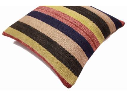 Oriental Kilim Pillow cushion natural colors & wool ca. 40x40 cm