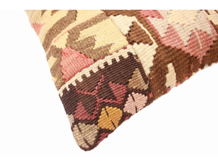 Oriental Kilim Pillow cushion natural colors & wool ca. 40x40 cm