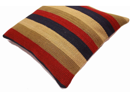 Oriental Kilim Pillow cushion natural colors & wool ca. 40x40 cm