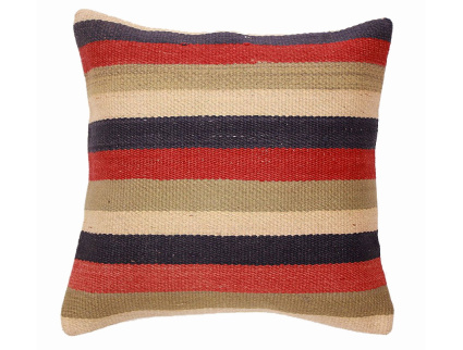 Oriental Kilim Pillow cushion natural colors & wool ca. 40x40 cm