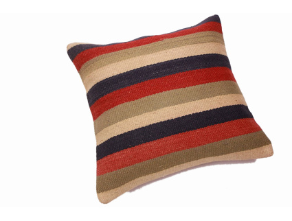 Oriental Kilim Pillow cushion natural colors & wool ca. 40x40 cm