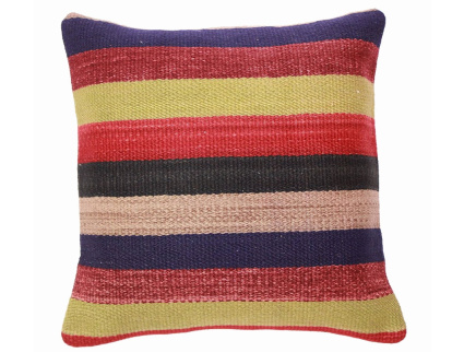 Oriental Kilim Pillow cushion natural colors & wool ca. 40x40 cm