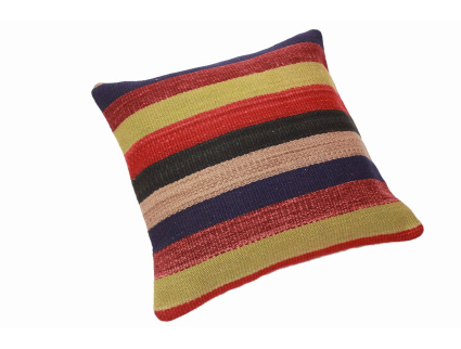 Oriental Kilim Pillow cushion natural colors & wool ca. 40x40 cm