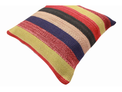 Oriental Kilim Pillow cushion natural colors & wool ca. 40x40 cm