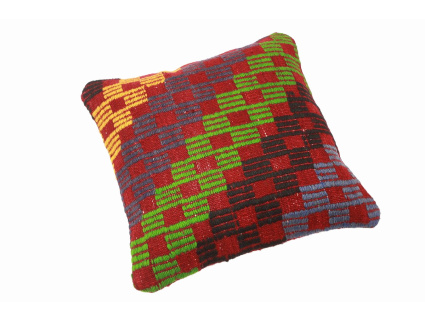 Oriental Kilim Pillow cushion natural colors & wool ca. 40x40 cm