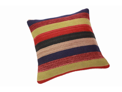 Oriental Kilim Pillow cushion natural colors & wool ca. 40x40 cm