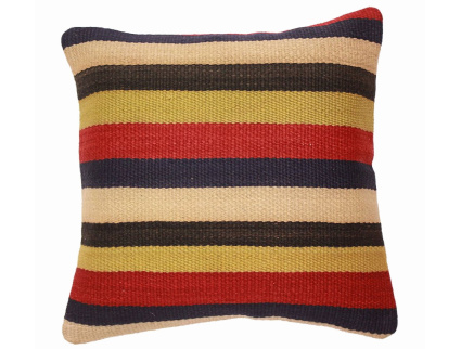 Oriental Kilim Pillow cushion natural colors & wool ca. 40x40 cm