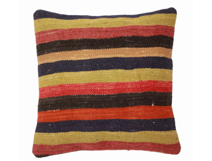 Oriental Kilim Pillow cushion natural colors & wool ca. 40x40 cm