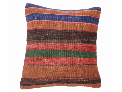 Oriental Kilim Pillow cushion natural colors & wool ca. 40x40 cm