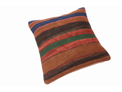 Oriental Kilim Pillow cushion natural colors & wool ca. 40x40 cm