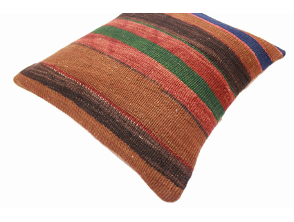 Oriental Kilim Pillow cushion natural colors & wool ca. 40x40 cm