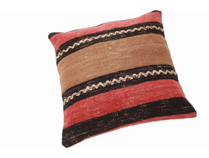 Oriental Kilim Pillow cushion natural colors & wool ca. 40x40 cm