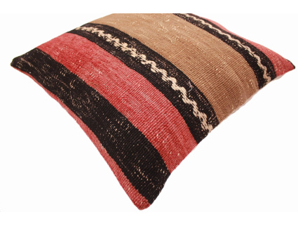 Oriental Kilim Pillow cushion natural colors & wool ca. 40x40 cm