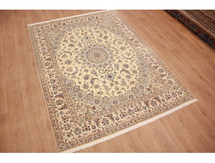 Fine Persian carpet "Nain" 6la with  silk 282x205 cm