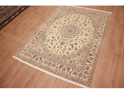 Fine Persian carpet "Nain" 6la with  silk 282x205 cm