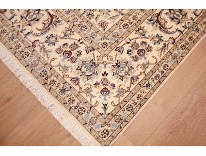 Fine Persian carpet "Nain" 6la with  silk 282x205 cm