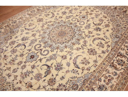 Fine Persian carpet "Nain" 6la with  silk 282x205 cm