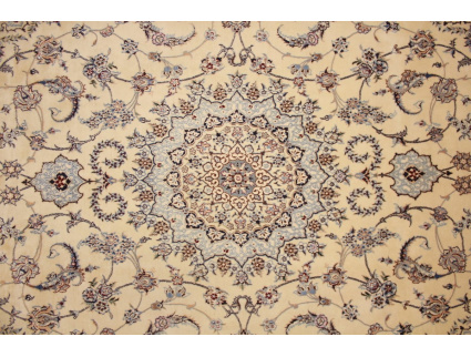 Fine Persian carpet "Nain" 6la with  silk 282x205 cm