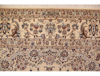 Fine Persian carpet "Nain" 6la with  silk 282x205 cm